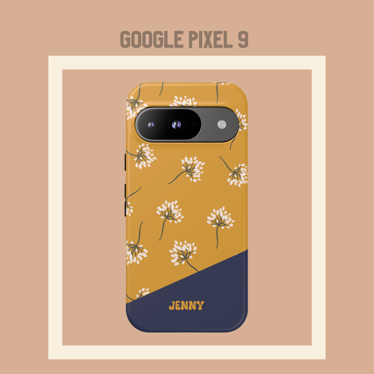 Personalisierte Handyhülle Blumendesign