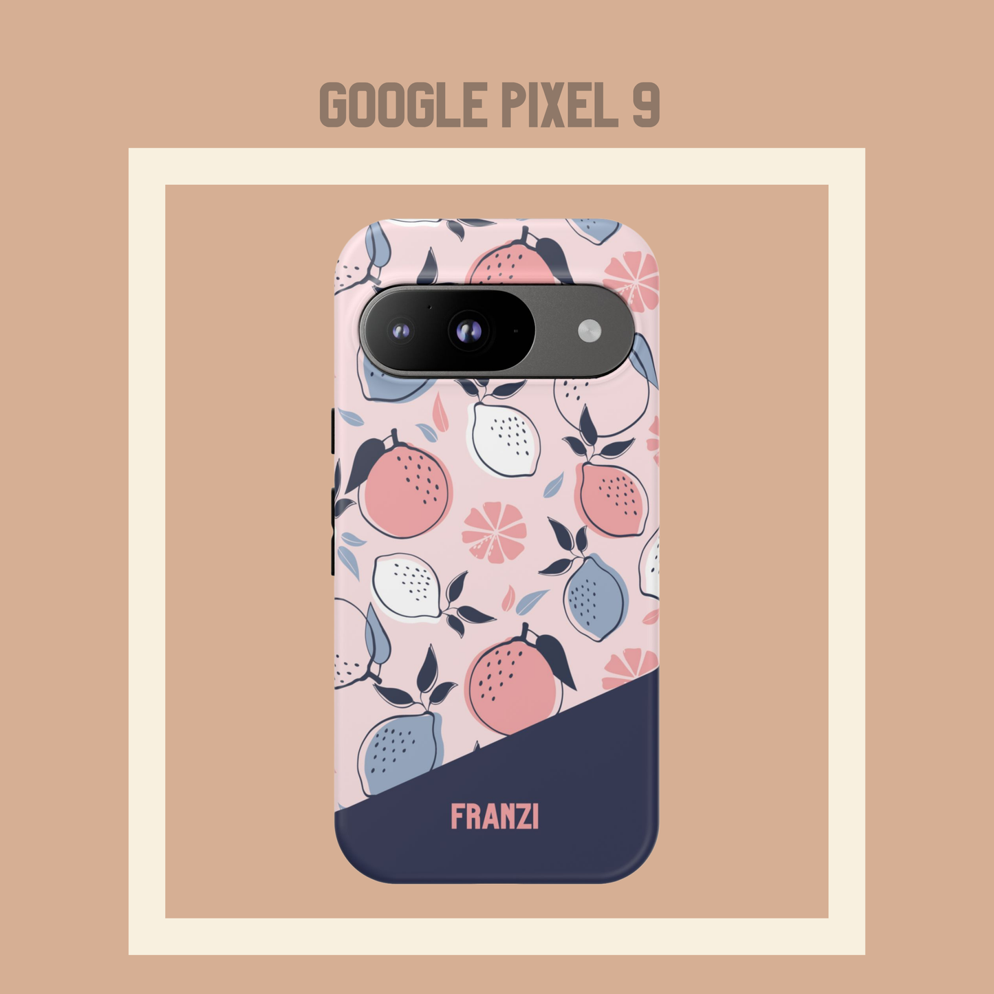 Personalisierte Handyhülle Zitrusdesign