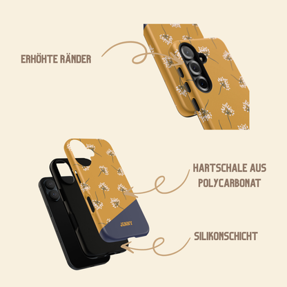Personalisierte Handyhülle Blumendesign