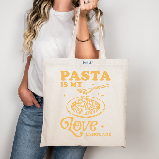 Tote Bag mit Pasta Design