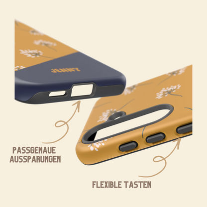 Personalisierte Handyhülle Blumendesign