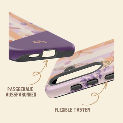 Personalisierte Handyhülle Wildblumendesign