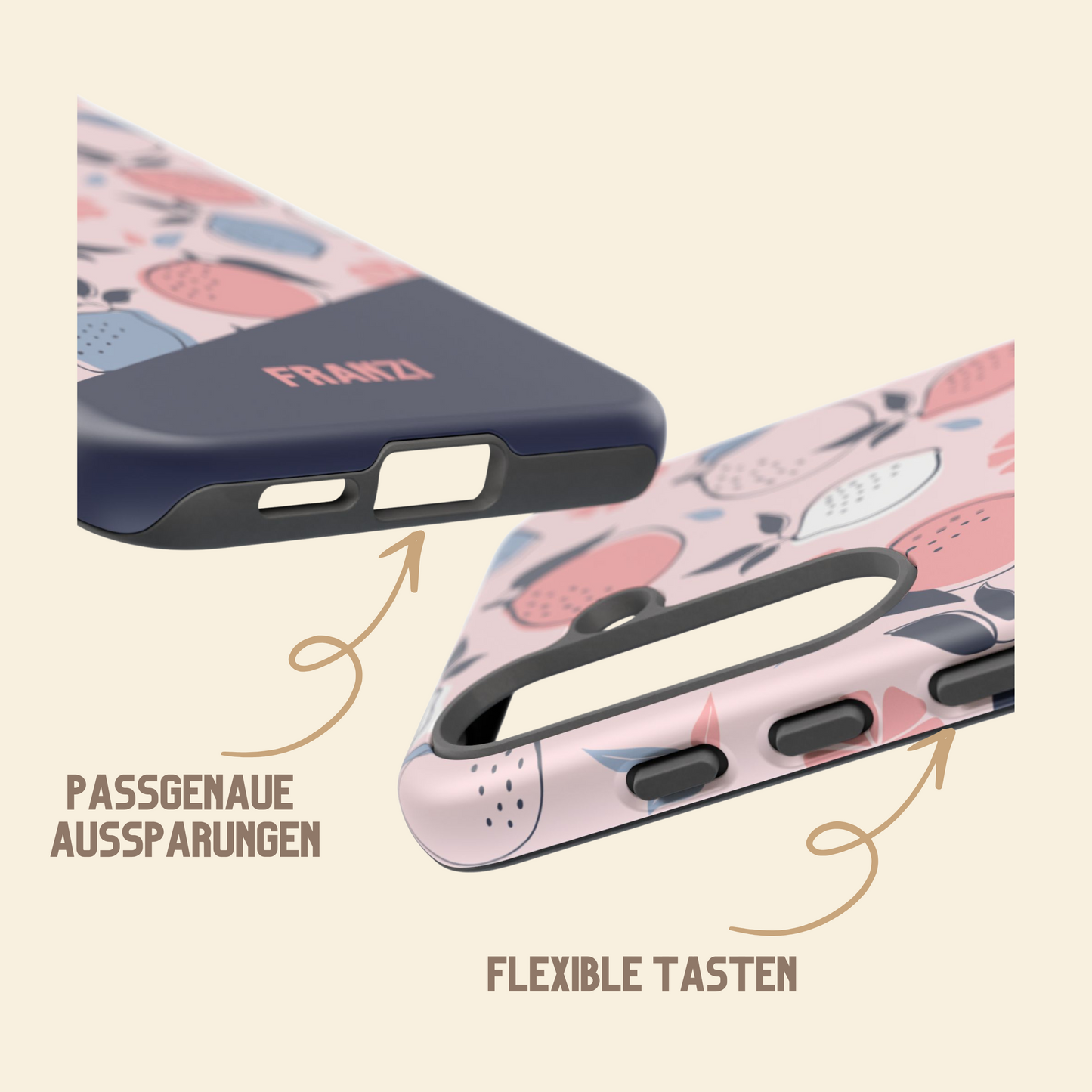 Personalisierte Handyhülle Zitrusdesign