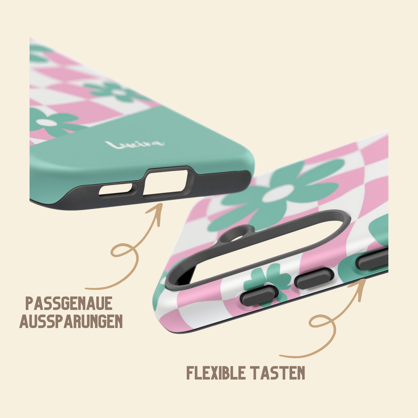 Personalisierte Handyhülle Retrodesign