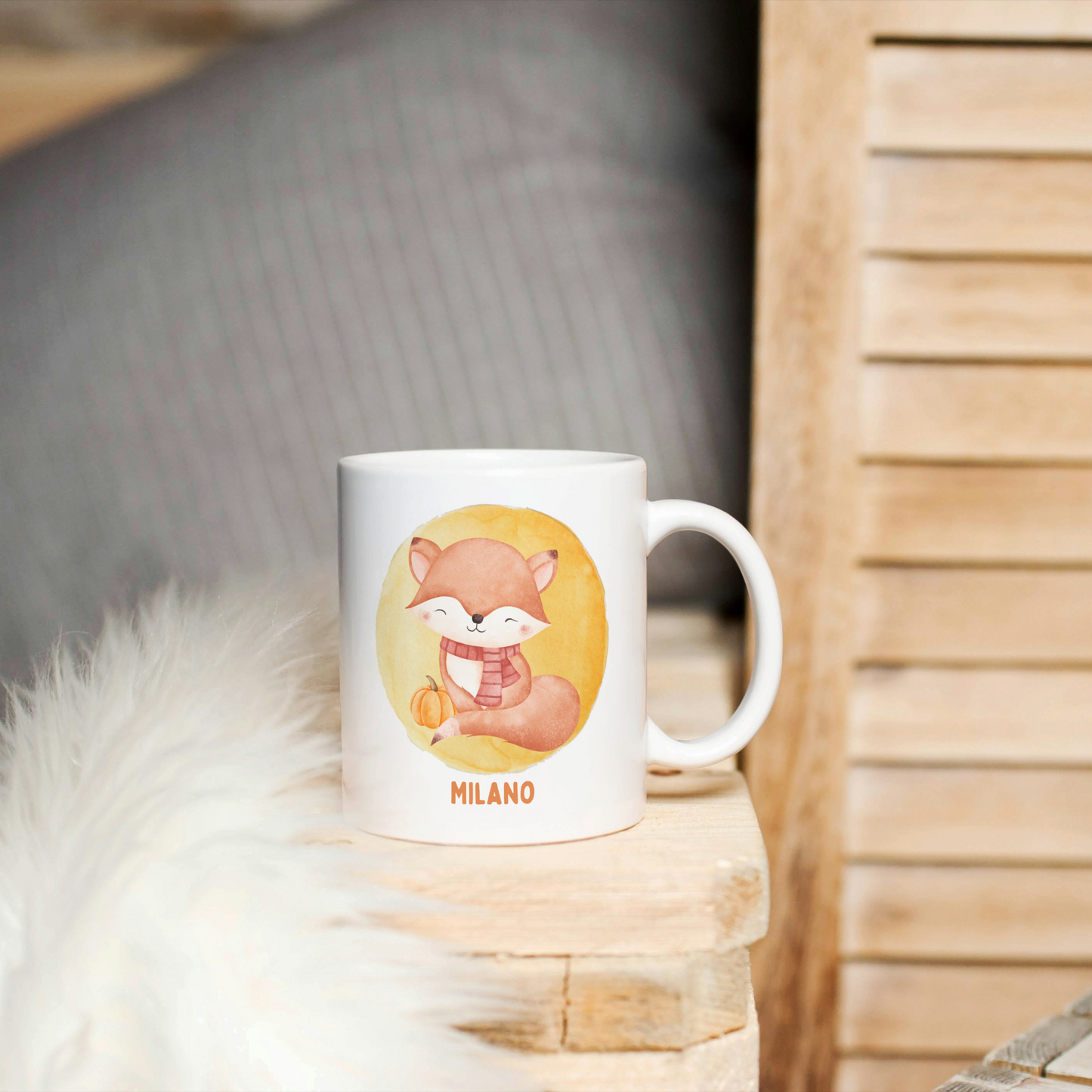Personalisierte Kindertasse mit Motiv