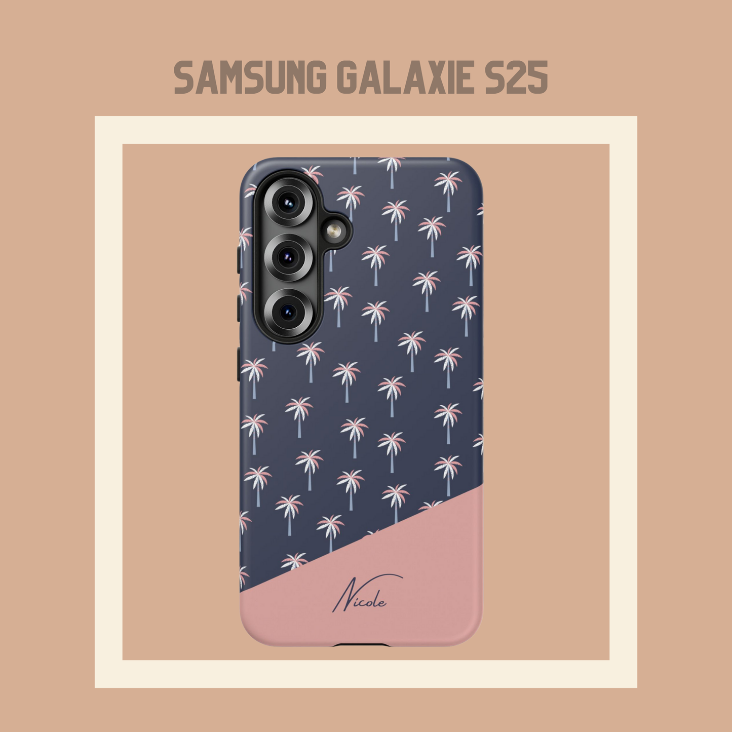 Personalisierte Handyhülle Palmendesign