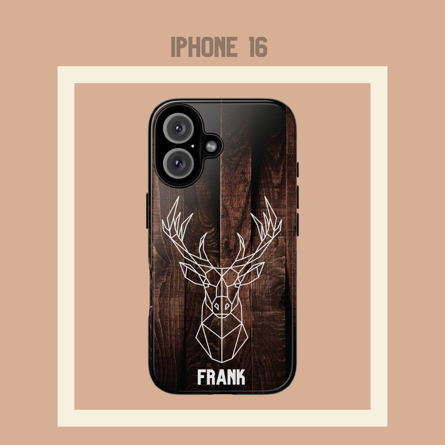 Personalisierte Handyhülle Hirschdesign