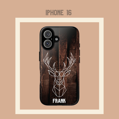 Personalisierte Handyhülle Hirschdesign