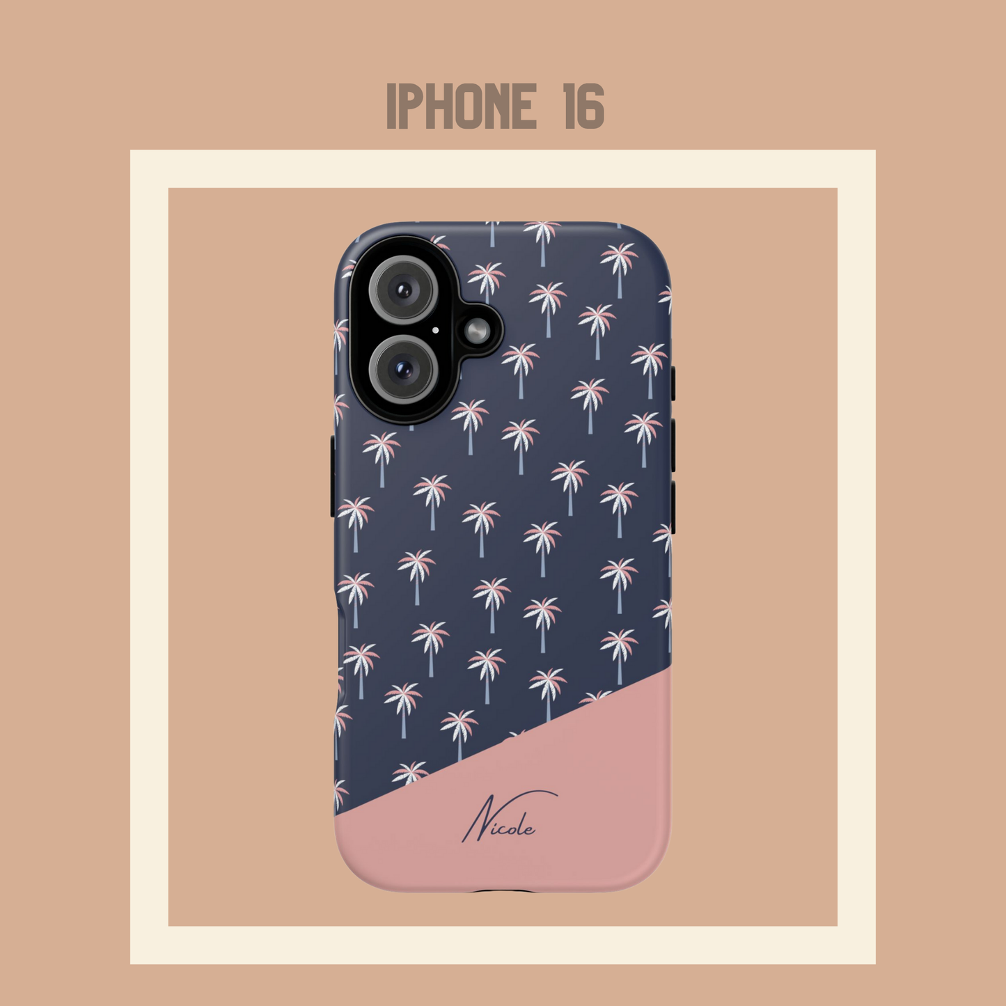 Personalisierte Handyhülle Palmendesign