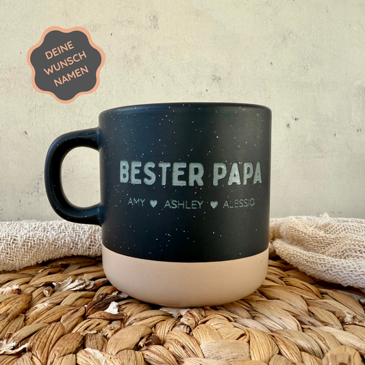 Personalisierte Steinguttasse