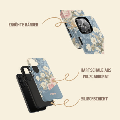 Personalisierte Handyhülle Blumendesign