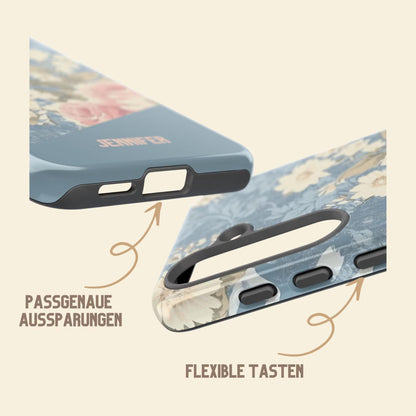 Personalisierte Handyhülle Blumendesign