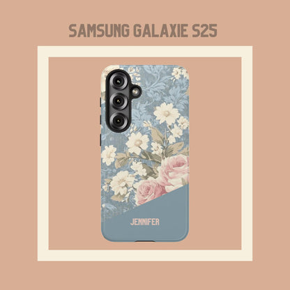 Personalisierte Handyhülle Blumendesign