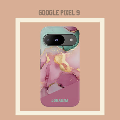 Personalisierte Handyhülle Marmordesign