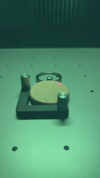 Personalisierter Holzschlüsselanhänger